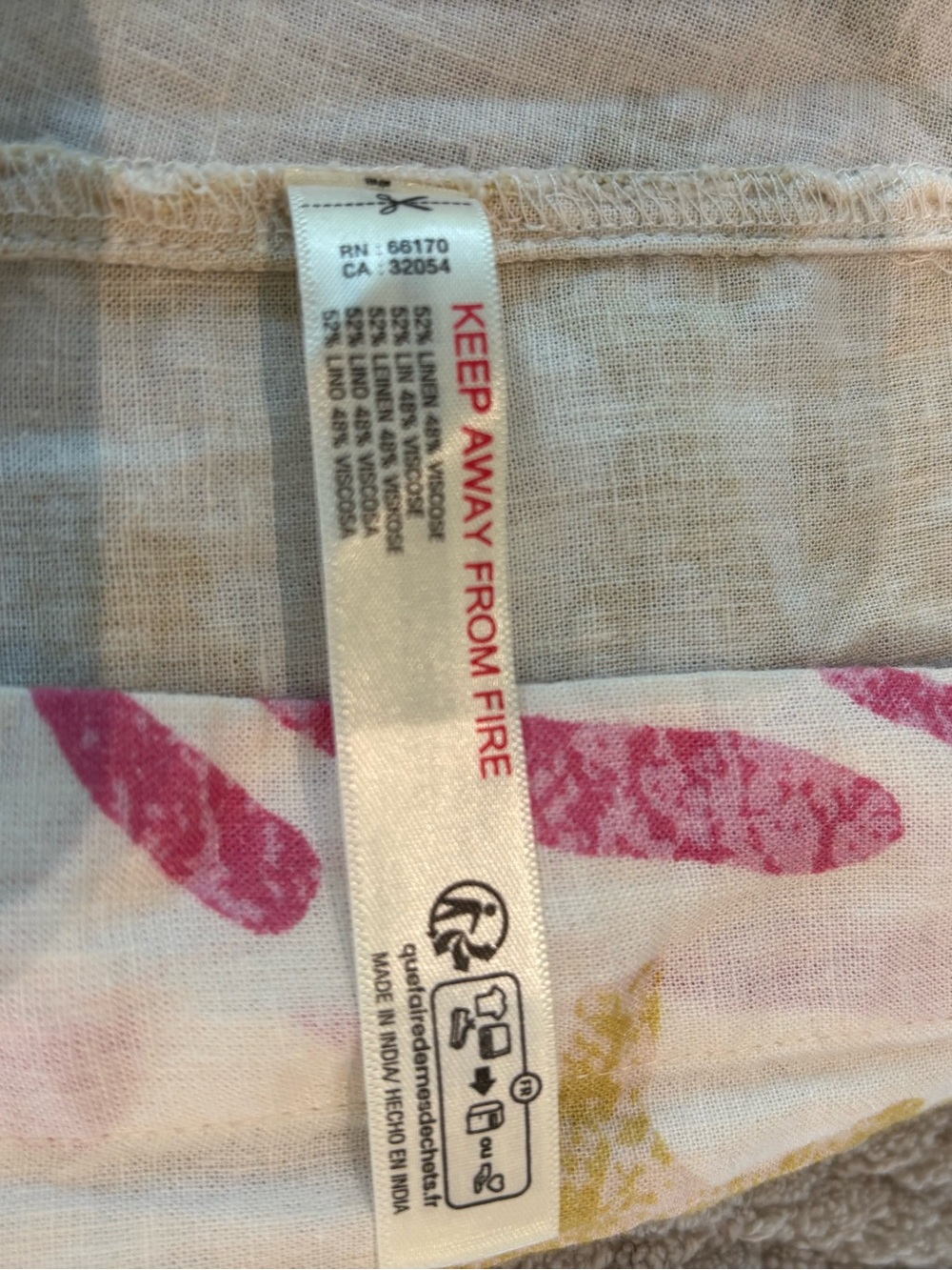 WOOL + NATURE x Celandine by Anthropologie Linen Blend Buckle Wrap Skirt, Sz XXS - Picture 7 of 11